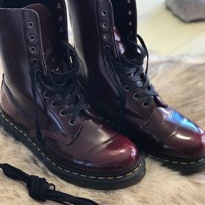 Vegan 1490 10 eye mid calf boots